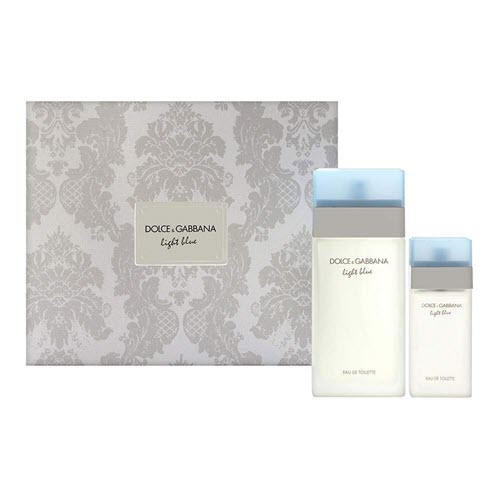 Dolce and gabbana light store blue gift set for her